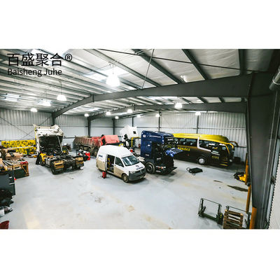 2 Garage métallique préfabriqué pour voitures Q235 Q355B Q235 Q235B Q345