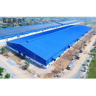 Construction d'entrepôts en acier certifiés CE/ISO9001 pour la transformation alimentaire