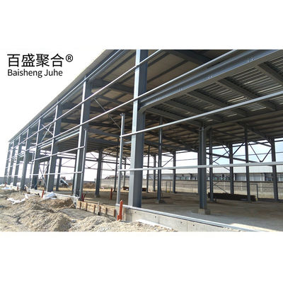 Q235B Q345B Acier à faible teneur en carbone cadre en acier à plusieurs étages Construction entrepôt en acier préfabriqué