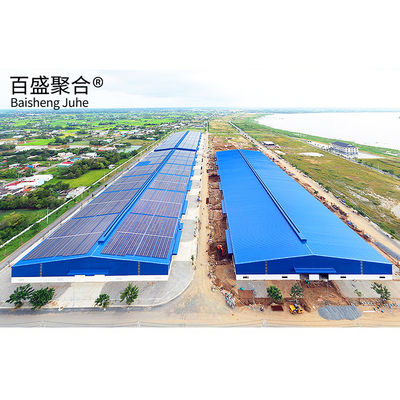 Q235B Q345B Acier à faible teneur en carbone cadre en acier à plusieurs étages Construction entrepôt en acier préfabriqué