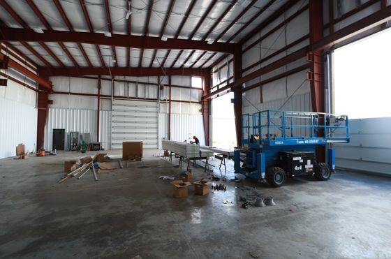Construction en acier préfabriqué certifié CE/ISO9001 pour la construction rapide d'entrepôts