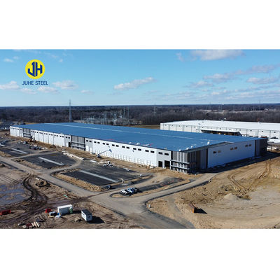 Longue durée de vie de la fatigue Structure en acier Ferme préfabriquée Entrepôt métallique Entrepôt de bâtiments Kit cadre de canopée